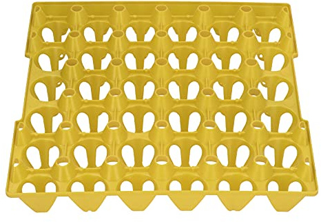 Paquete de 5 - Hueveras de Plástico Extra Grandes de 30 Celdas - Cajas de Huevos Resistentes y Reutilizables para un Almacenamiento y Transporte Convenientes - Bandeja para
