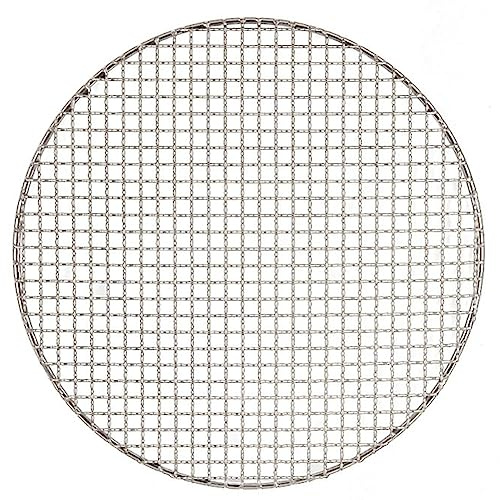 Rejilla redonda de acero inoxidable de 48 cm para barbacoa, parrilla multiusos para camping, utensilios de cocina al aire libre, parrilla para costillas, carne de res, pollo y verduras