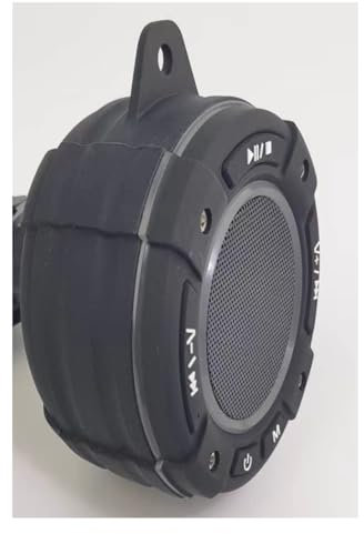 RIENOK Cassa Bluetooth Doccia Portatile IPX7 Impermeabile, LED Luce, Radio FM, 12 Ore di Autonomia, Vero Stereo Senza Fili, Chiamate in Vivavoce, Altoparlante Bluetooth con Ventosa per Doccia