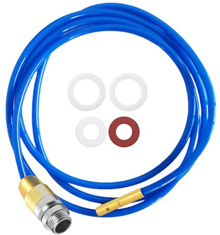 Hochdruck Wasserrohr-Reinigungsgerät, Druckluftschlauch Mit Schnellkupplung, Rohrreinigungsschlauch, Abflussreiniger Mit Wasserdruck, Leistungsstarker Hochdruck Rohrreiniger für M22 M24 1/2 Zoll Rohre