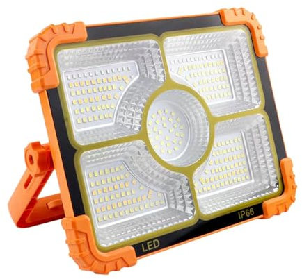 Luz de trabajo LED recargable 466 chips 5 modos batería 12000 mAh