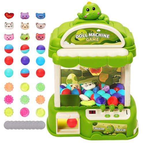 Machines à Pinces pour Enfants,Machine à Griffes avec pièce de Monnaie,,Mini Machine à Griffes Enfant Distributeur de Bonbons Cadeaux d'anniversaire De Noël pour Garçons et Filles de 3 Ans