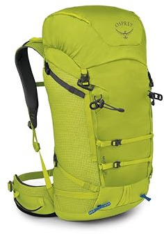 Osprey Mutant 38L Climbing and Mountaineering Unisex Backpack, Lemongrass, Medium/Large