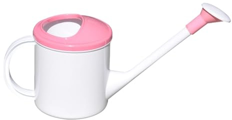 F Fityle 1,5-l-Gießkanne mit abnehmbarem Sprinklerkopf, leichte, Moderne Gartengießkanne, Wasserkanne für den Garten, Rosa