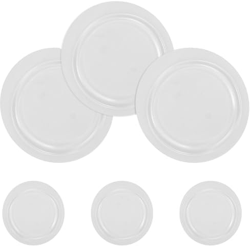 LOLIPPYY 6 pièces Tapis Adhésif Antidérapant pour Tableau de Bord Voiture Rond Résistant Haute Température Lavable et Réutilisable Support Stable pour Téléphone et Objets Compatible