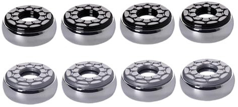 Hellery 8 Discos de Tejo para Interior, Accesorios para Juego Competitivo, Discos Lastrados