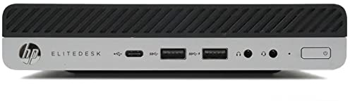 HP Mini PC Computer Desktop EliteDesk 800 G4 (Ricondizionato) | Processore Core i3-8100, Memoria Ram 8GB, Disco SSD 240GB, Win 11 PRO