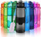ZORRI Water Bottles, BPA Free Leakproof 32oz 1 litre Water Bottle for Kids|Eco Friendly Tritan Sports Water Bottle for Cycling,Running,Gym,Outdoor|With Fruit Infuser, Bottle Brush|1-Click Flip Top Lid