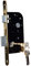 Bricard BRI2607 2607 Cerradura Empotrable Eje 50mm Puerta Entrada Cilindro 60mm NF Standard Color: Negro, Axe à 50 mm