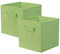Powerking Cesta Plegable de Almacenamiento de Ropa Cubos, contenedores y cajones (Verde, 2)