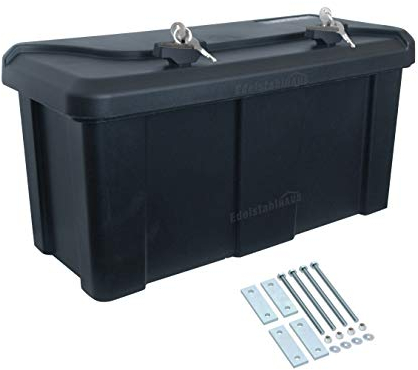 Blackit B23-2, Deichselbox mit 2 Schlössern, Werkzeugkasten mit Original Kaltverzinktem Daken Halter MON301