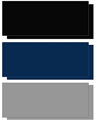 KLEHOPE Flicken Selbstklebend Stoff, 6 Stück 20 x 10cm Stoff Selbstklebend, Flick und Fertig, Wasserdicht, Kann Verwendet Werden, um Zelte, Daunenjacken und Regenmäntel zu Reparieren