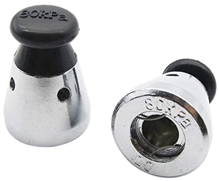 1 Pcs Pressure Cooker Jigger Valve for Weight Pressure Control Universal Replacement Part Floater and Sealer (Black)