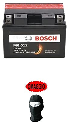 KOMPATIBEL MIT Honda XL V Transalp (RD10/RD11) 650 2000 A 2007 Bosch AKKU BEREITS EINSATZBEREIT TTZ12S-BS 12VOLT 9AH AMP BATTERIEN Motorrad Roller Charge M6012 150X87X110MM