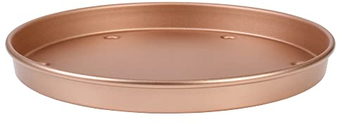 GRÄWE Pizzablech Ø 25 cm, rund mit GREBLON® antihaftbeschichtet, hitzebeständig bis 230 °C, perfekt für Pizza, Flammkuchen oder Tartes