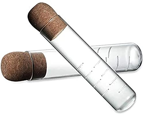 2 piezas de infusor de té, tubo de infusor, resistente al calor, tubo de colador de té, tubo de prueba de preparación para oficina en casa