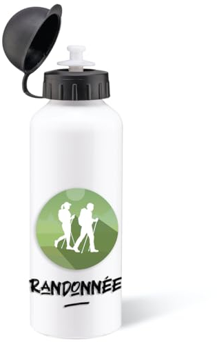 Luigi Collection Gourde Randonnée Sport Marche 500ml Bouteille d’Eau Aluminium Réutilisable Ecologique avec Tétine. Idée Cadeau Original Humour Homme Femme Enfant Ami Collègue Utile Anniversaire Noël