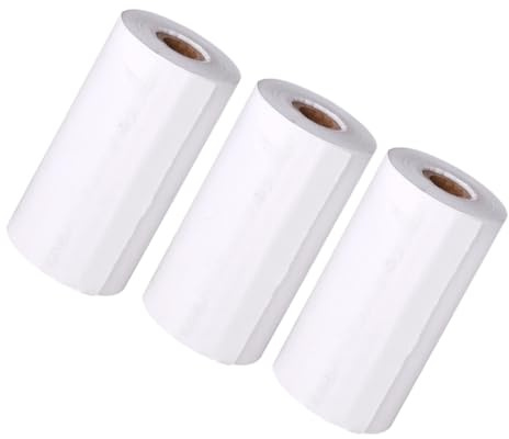 SHINEOFI 3rolls Thermal for Instant Cameras Durable Thermal Transfer for Crisp Printing Compatible