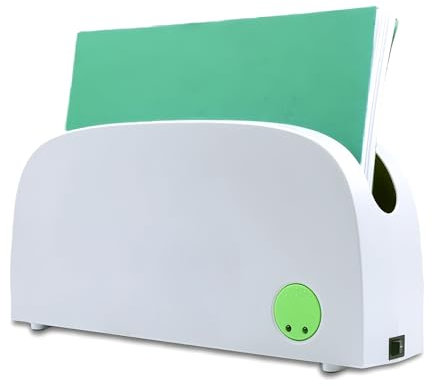 Elektrische Heißklebebindemaschine A4, Thermobindemaschine, 33 mm maximale Bindestärke, Buchrückenbindeset mit Kühlgitter, einfache Bedienung, für Fotoalben, Berichte und Dokumente