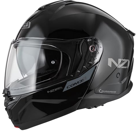 Casco De Moto Convertible Combi 3 Duo NZI