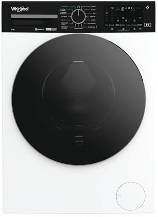 Whirlpool WPM 97W ADS IT – Lavatrice 9 Kg, Carica Frontale, Libera Installazione, 1400 Giri/min, Classe A-10%, 6° SENSO, HomeWhiz, AutoDose, Vapore, 60 x 58 x 84,5 cm