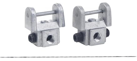 FewNvWa 2 Pièces Supports de à Chanter Pinces Sans Broche Adaptateurs de et Mandrins de Fil Métallique En Métal Adapté Aux Coupes C, Ensemble de grandes courbes