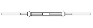 DIN 1480 Spannschlösser A 2 SP AE M 16 A 2 S