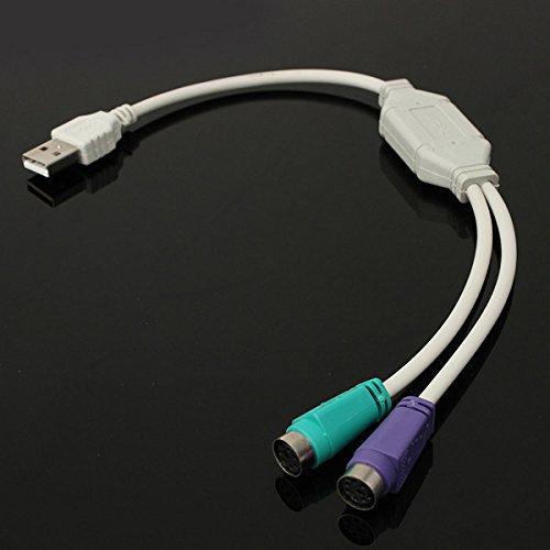 C-FUNN USB Macho A Ps2 Hembra Cable Adaptador Convertidor Utilizar para Ratón De Teclado