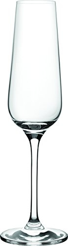 Rona Invitation Flute 6oz (18cl) Beautiful Crystal Champagne Flute Glass Pack of 2