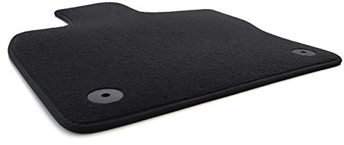 Fahrermatte passend für VW T-ROC Velours Fußmatten Fahrerseite Automatte Schwarz