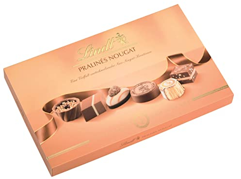 Lindt Schokolade - Pralinen Für Kenner Nougat | 2 x 200 g | Pralinés-Schachtel mit 20 feinen, zartschmelzenden Nuss-Nougat Kreationen in 10 Sorten | Pralinengeschenk | Schokoladengeschenk