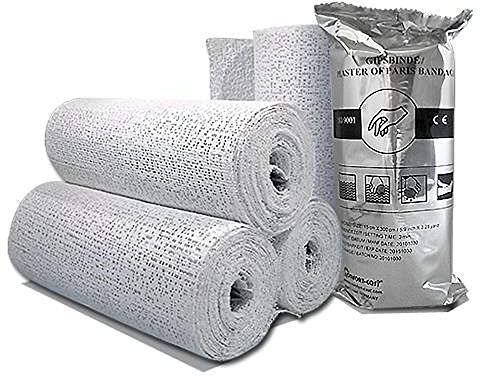 50 x Premium Gipsbinden 5 cm x 300 cm von Comfort-Cast Gipsbinde 50 Stück 6 cm x 3m = 150 Meter