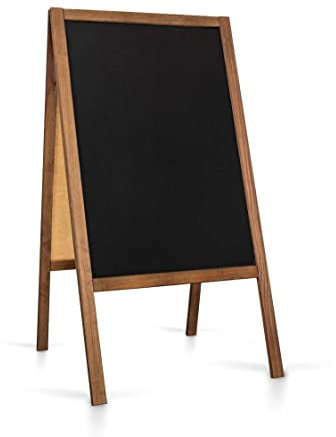 Kundenstopper »Kreidetafel-Aufsteller L« aus Holz, 61x118 cm