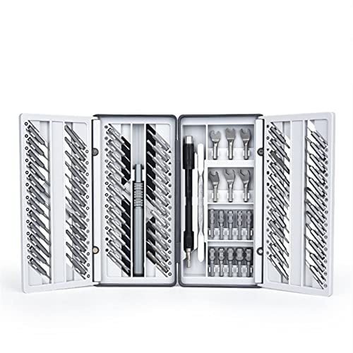 LZHDZQD Magnetischer Schraubendreher Set Schraubenzieher mit bits Magnetisch Bits Professionelle Wartungswerkzeuge Set Multifunktionsschraubendreher (91 in 1 Präzisions sets)