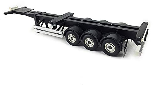 40ft Chassis-Modell für 1/14 DIY TAMIYAY-Traktor-Truck-Sattelauflieger | Hochwertiges DIY-Umbauzubehör, passend für ferngesteuerte LKW-Modelle im Hobbybereich