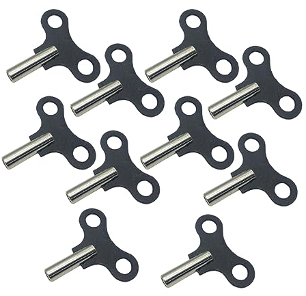 Angoily 10pcs Uhr Schlüssel Holz Uhr Werkzeug Metall Schlüssel Set Reparatur Werkzeug Für