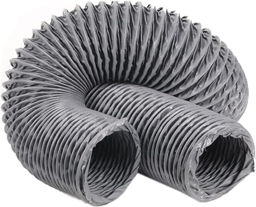 Abluftschlauch Lüftungsschlauch Trockner Schlauch 10m Luftleitung Für Trocknerhaus, Flexibler Nylon-Luftschlauch Für Kleine Räume, Anbauzelte, Badezimmer, Küche Und Dachboden (100MM)