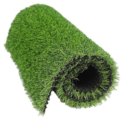 Künstlicher Kunstrasen, 1 m x 5 m, 2 cm Florhöhe, für drinnen und draußen, für Haustiere, Hunde, Kunstrasen, grüner Teppich, für Garten, Hinterhof, Balkon