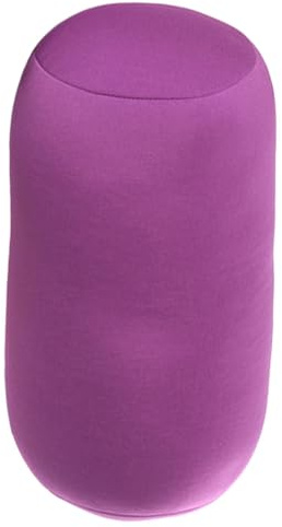 dzqad Rouleau De Soutien Cervical - Oreiller De Voyage en Microbilles Coussin Doux Et Relaxant | Oreiller Cylindrique en Microbilles | pour Voyage, Bain, Lit, Massage, Yoga Et Repose-Jambes