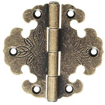 10 X Scharniere Antike Spitze Tür Schrank Schmuck Box Scharniere Schublade Möbel Chinesischen Stil Für Holz Schrank