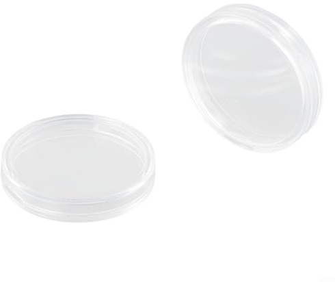 HpLive 100 Stück 26Mm Klar Runde Kunststoff Münze Halter Behälter Lagerung Boxen Fall,Münzhalter,Brandneu Und Von Hoher Qualität