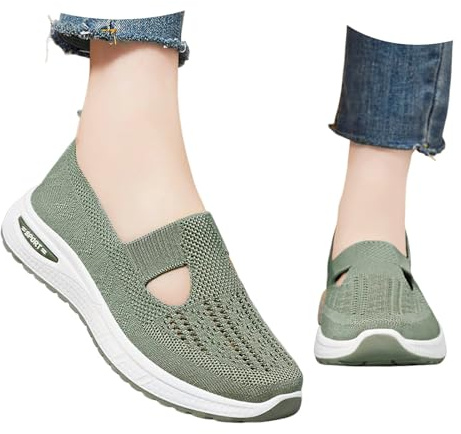 Chaussures Sans Lacets Femme - Orthopédique Pas Cher Baskets sans Laçage Chaussures De Marche À Plateforme Orthopédique Légères Et Confortables Amortissement Accru Et Soulagement des Pieds 20258