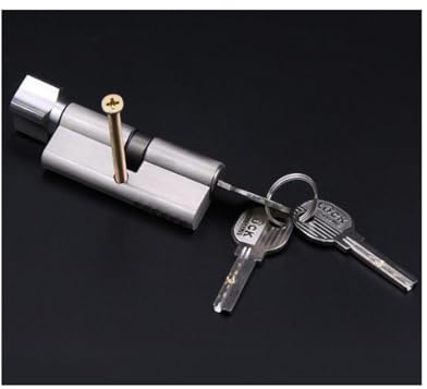IZHAOGJING Schließzylinder, Zylinderschloss Kupferkern-Türschlösser, Sicherheitsschließzylinder, Aluminium-Schlosskern, Innentür, Badezimmer, Holztürgriff
