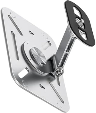 ULIJTH Adjustable Projector Mount With 180 Degree Swiveling 360 Rotation Foldable For Indoor And Outdoor Use Carbon Steel Home Theater Projector Stand