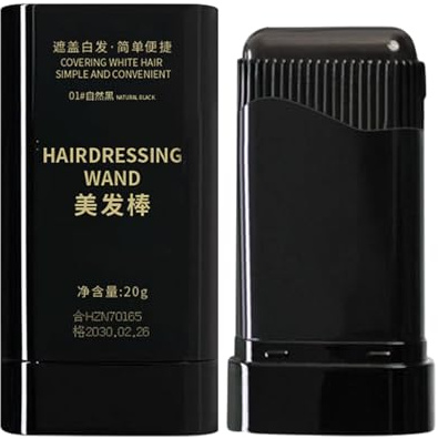 Root Cover Up Stick,Temporärer Wurzelfärbe Haarfärbepinsel Haaransatz Shading Stick, Hochpigmentierter Haarwurzel Concealer For Natural Hairdressing, Waterproof & Sweat-Proof For Women & Men