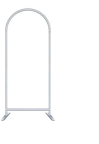Cadre de jardin, Support d'arche de mariage en alliage d'aluminium, support métallique, décorations d'arche, cadre(Silver H200x100cm)