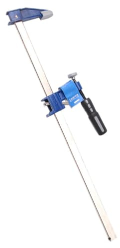 DEARMAMY Abrazadera de Carpintero F de Barra 18 Pulgadas Azul Rápido Liberación Ergonómica para Trabajo Madera Herramienta Manual Ajuste Fácil Profesional 1 Unidad