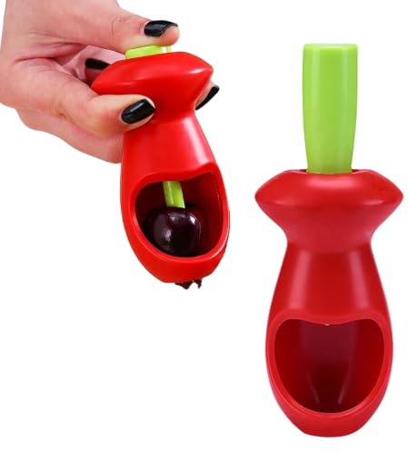 YUGYNE Denocciolatore per Ciliegie Professionale, Snocciolatore Manuale in Acciaio Inossidabile, Togli Nocciolo Ciliegie e Olive Veloce, Strumento per Rimuovere Noccioli di Amarene e Frutta