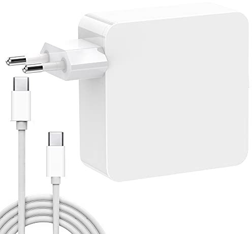 HUMTOOL 61W USB-C Adaptador para MacBook Pro/Air/Retina, Cargador Tipo C con Cable Compatible con iPad Pro, iPhone 11/Pro Max, HUAWEI, SAMSUNG