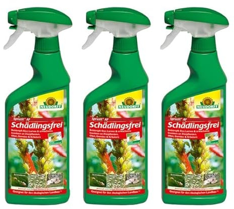 Neudorff Spruzit AF Schädlingsfrei 1,5 l - Breit wirksames Spritzmittel zur Bekämpfung von saugenden Insekten